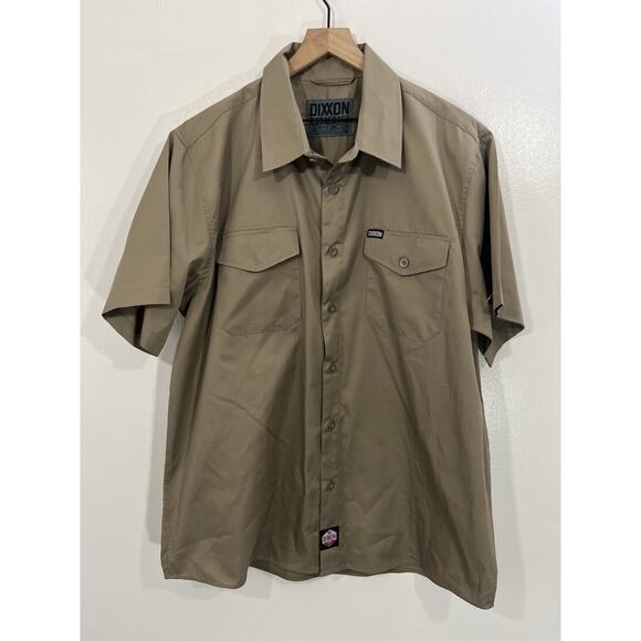 DIXXON Other - Dixxon Shirt 2XL Biker Workforce Button Up Utility Mechanic Pockets Industrial